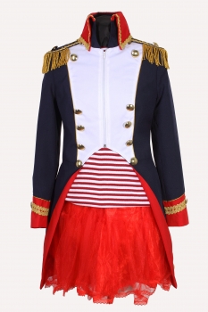 Damen Soldat Napoleon Jacke Karnevalskostüm Uniform Fasching Gehrock Köln 36-50