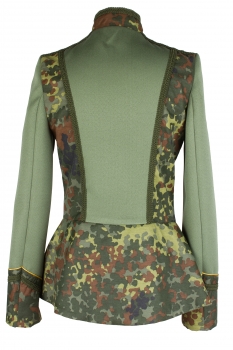 Kostüm Damen Militär Köln ARMY Camouflage Jacke Hochwertige Kostüm Karneval Fasching 36-54