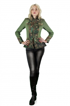 Kostüm Damen Militär Köln ARMY Camouflage Jacke Hochwertige Kostüm Karneval Fasching 36-54