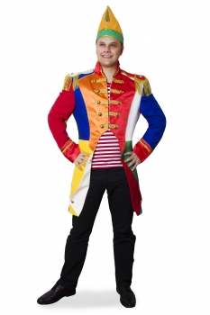 Bunte Uniform Fasching Theater Soldat Napoleon Jacke Karnevalskostüm Gehrock