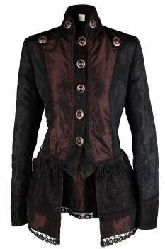 Hochwertige Steampunk Damen Jacke Gothic Kostüm Köln Karneval Fasching 36-54