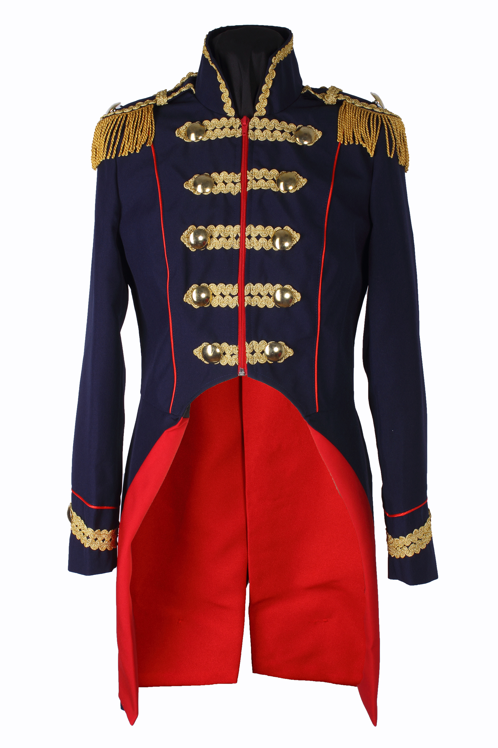 FFF Damen Kostüm Garde Uniform Jacke rot Karneval Fasching 