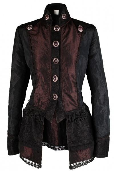 Hochwertige Steampunk Damen Jacke Gothic Kostüm Köln Karneval Fasching 36-54